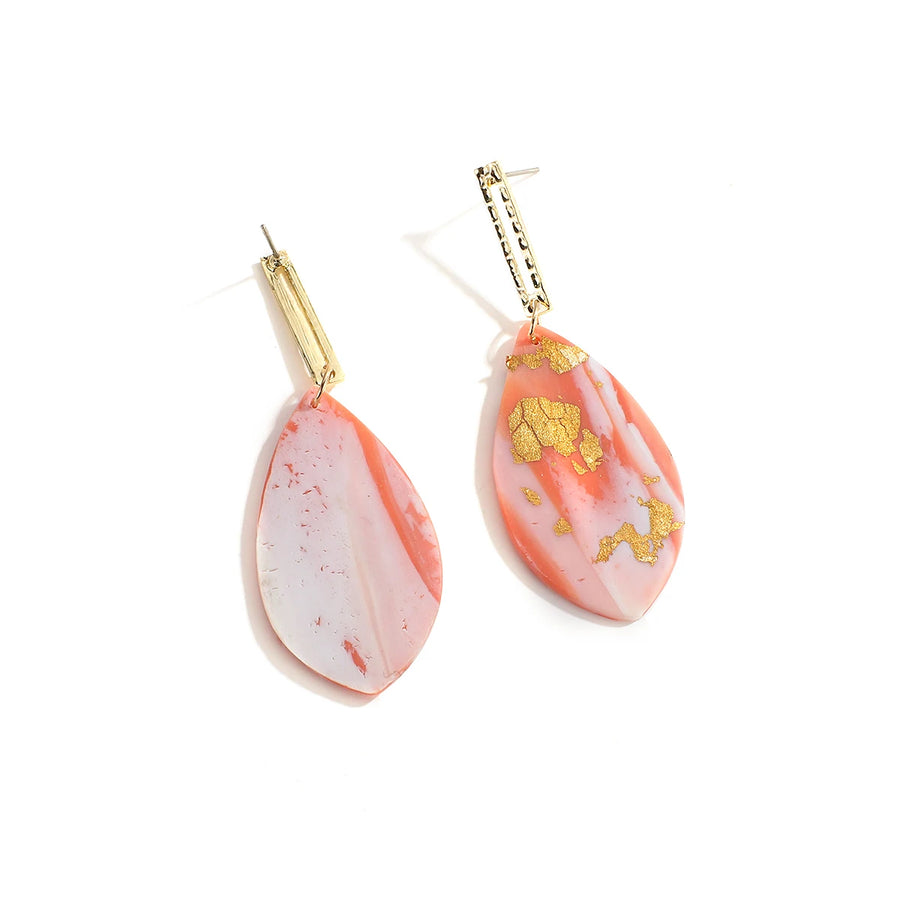 Abstract Pattern Drop Earrings