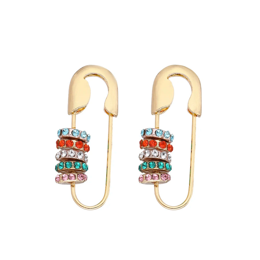 Paper Clip Pin Earrings