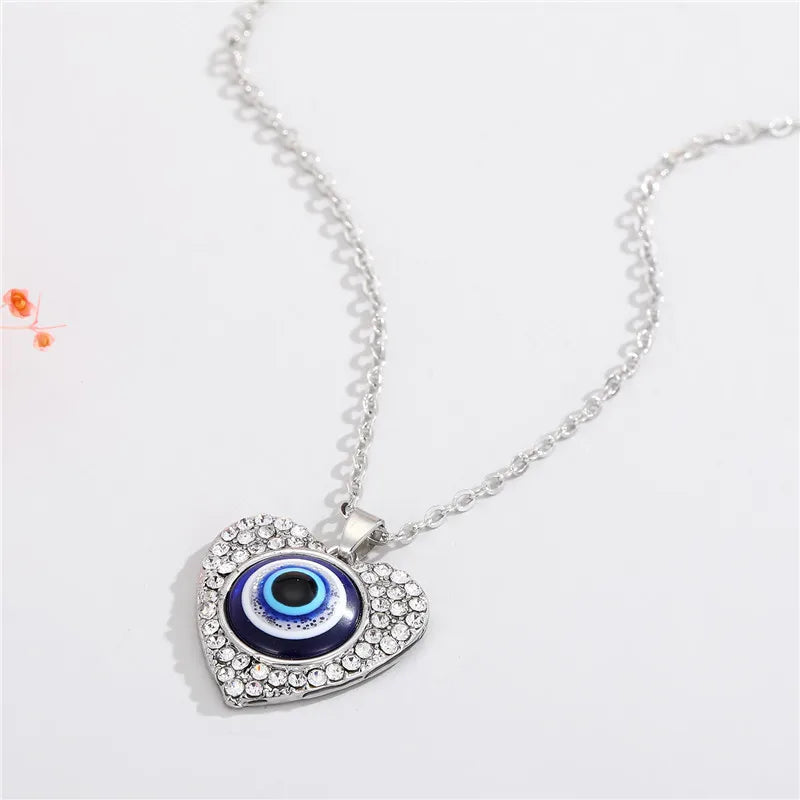 Vintage Boho Eye Pendant Necklace