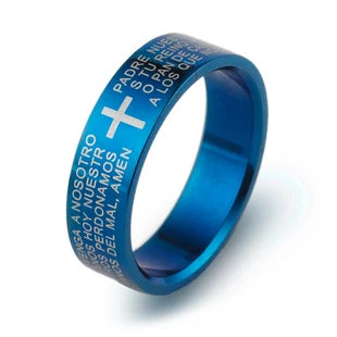 Bible Scripture Titanium Ring