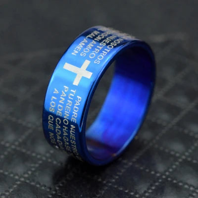 Bible Scripture Titanium Ring