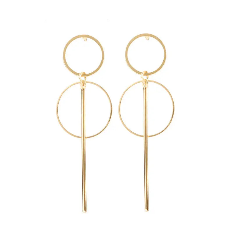 Simple Gold Earrings