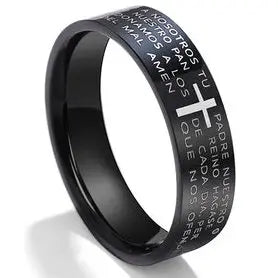 Bible Scripture Titanium Ring