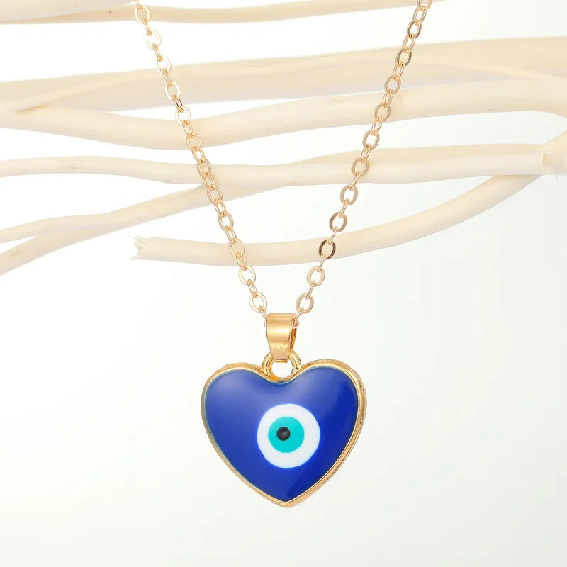 Vintage Boho Eye Pendant Necklace