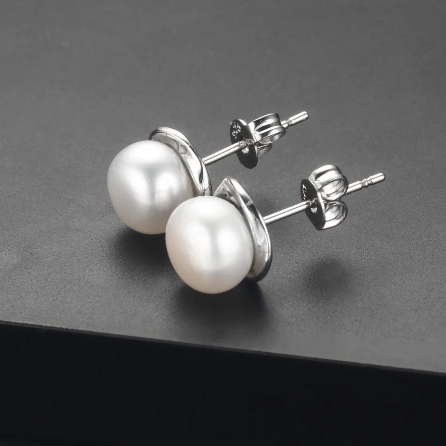 100% Genuine Natural Pearl Earrings