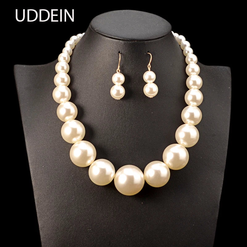 Big Pearl Jewelry Set