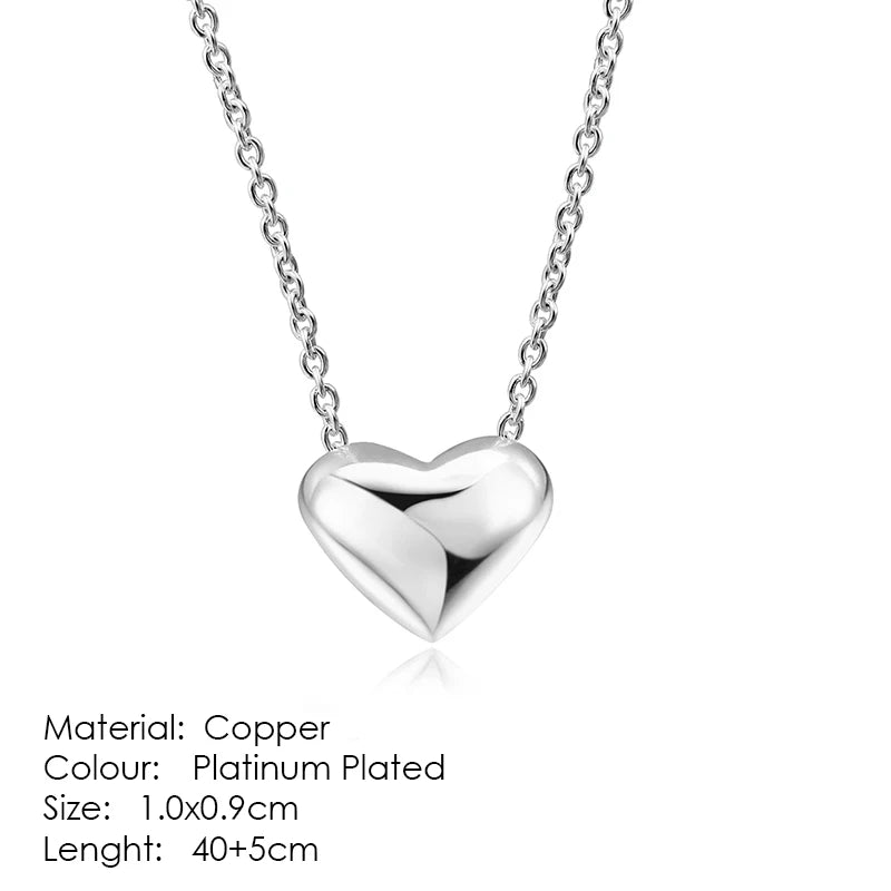 Heart to Heart Rose Gold Pendant Necklace