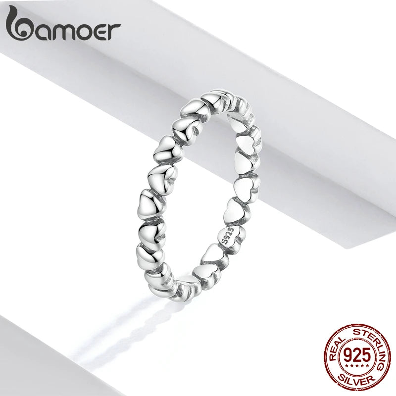 925 Sterling Silver Forever Love Heart Ring