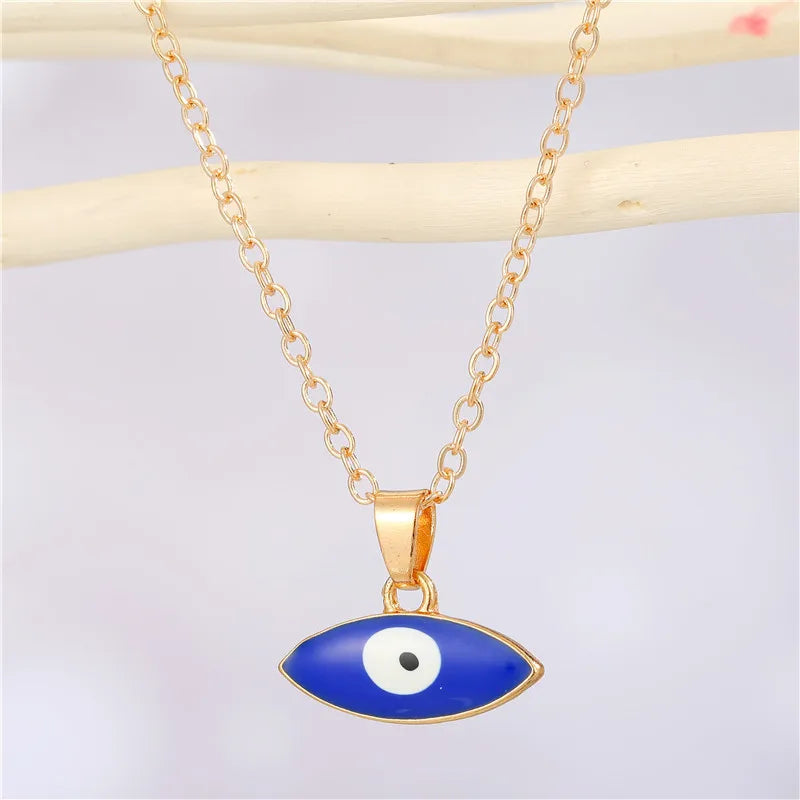 Vintage Boho Eye Pendant Necklace