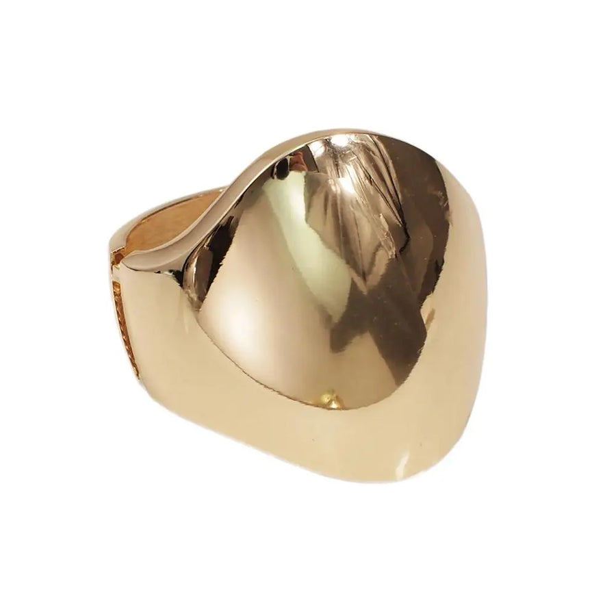 Punk Shiny Surface Cuff Bangle