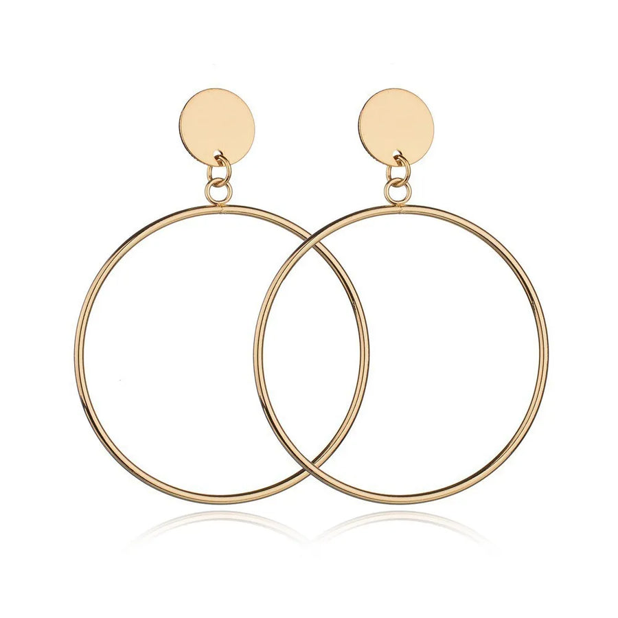 Simple Gold Earrings