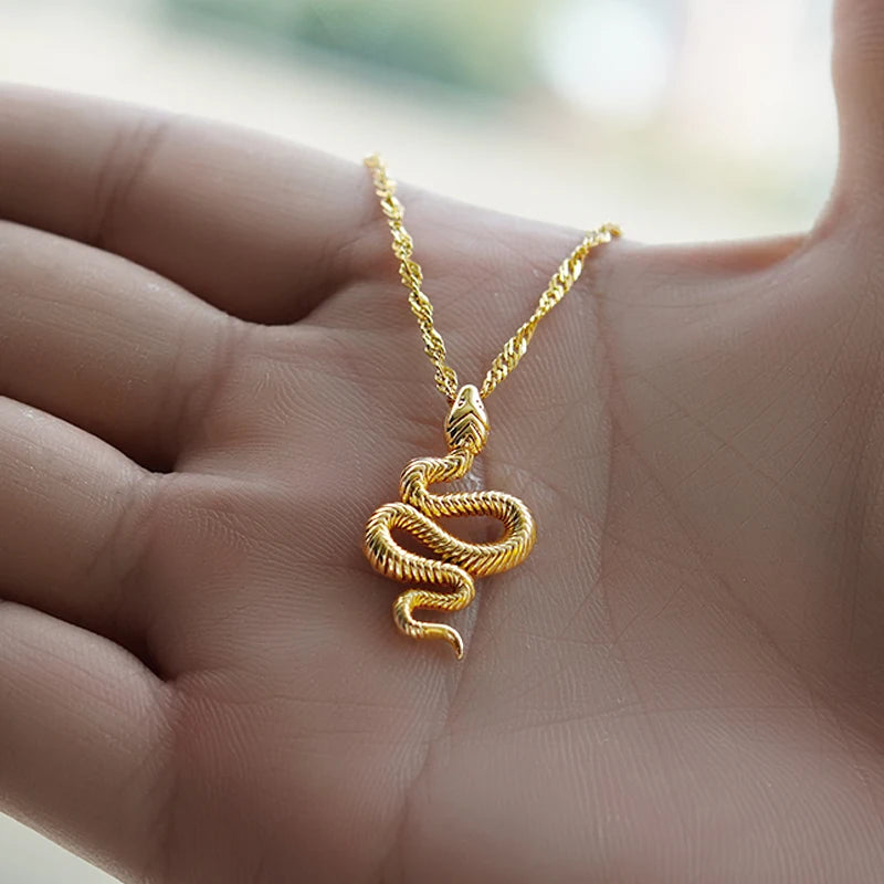 Snake Pendant  Necklace