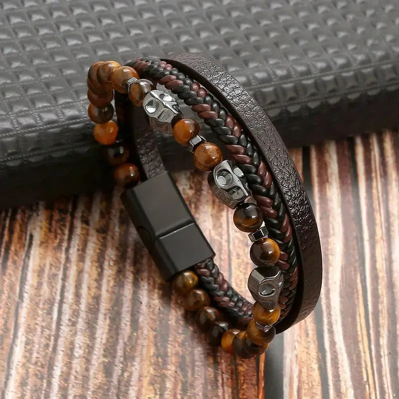 Classic High Quality Leather Bracelet