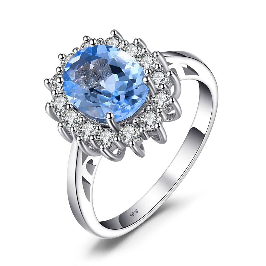 Blue Sapphire 925 Sterling Silver Ring