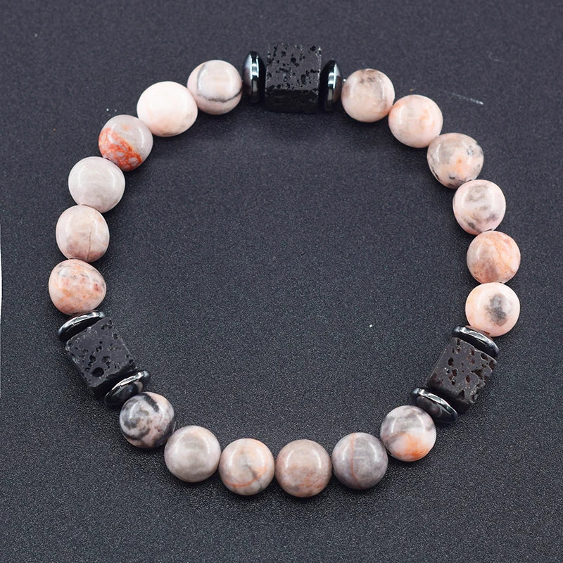 Black Lava Healing Stone Bracelet