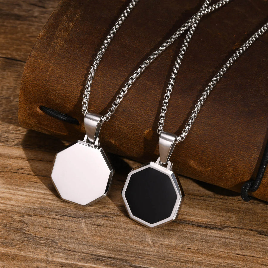 Geometric Square Necklace