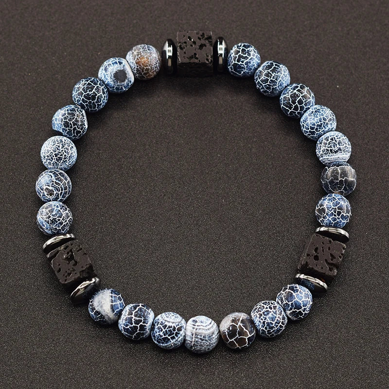 Black Lava Healing Stone Bracelet