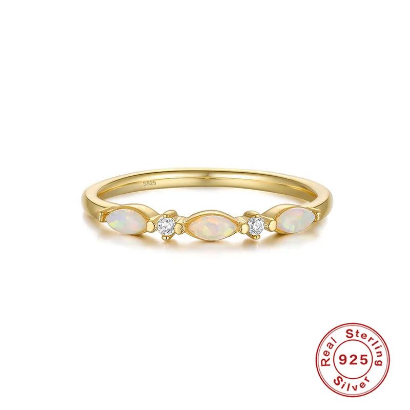 18K Gold Plated 925 Sterling Silver Ring