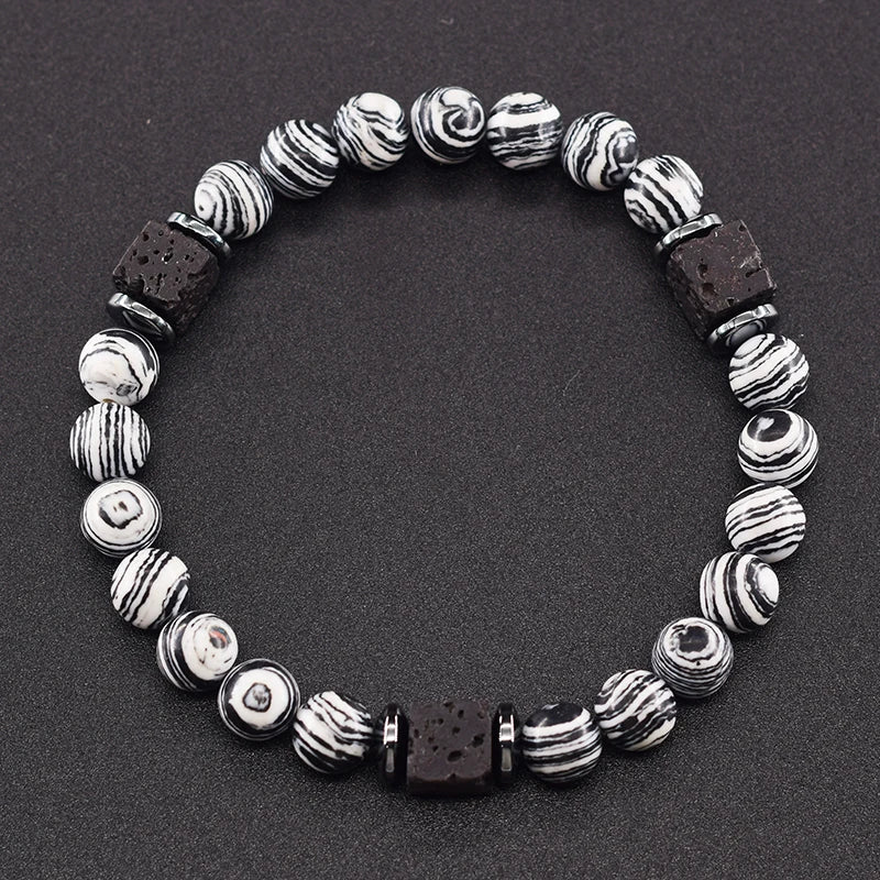 Black Lava Healing Stone Bracelet