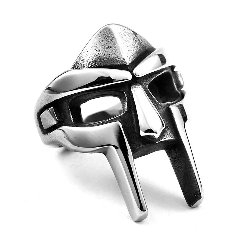 Goth Hip Hop Mask Ring