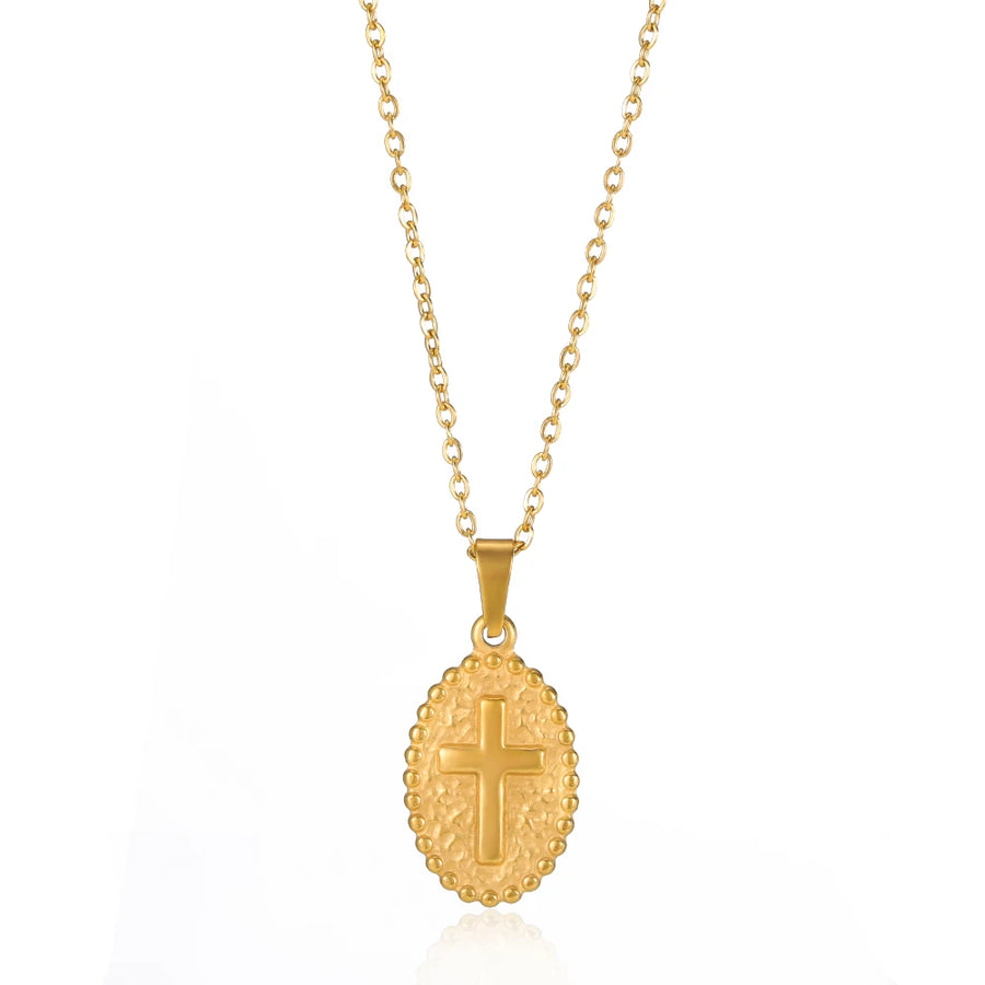 VIntage Cross Pendant Necklace