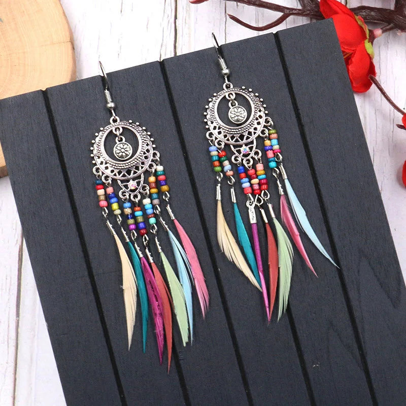 Vintage Bohemian Long Earrings