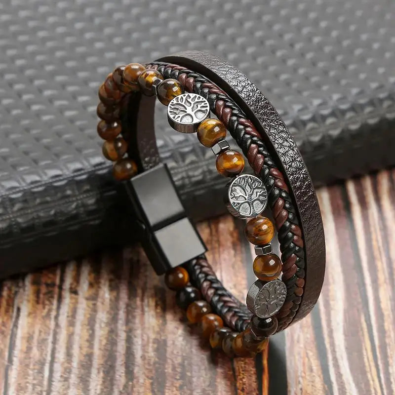 Classic High Quality Leather Bracelet