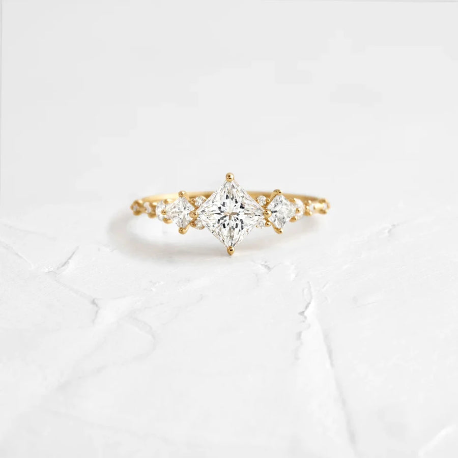 Thin Bohemia Zircon Ring