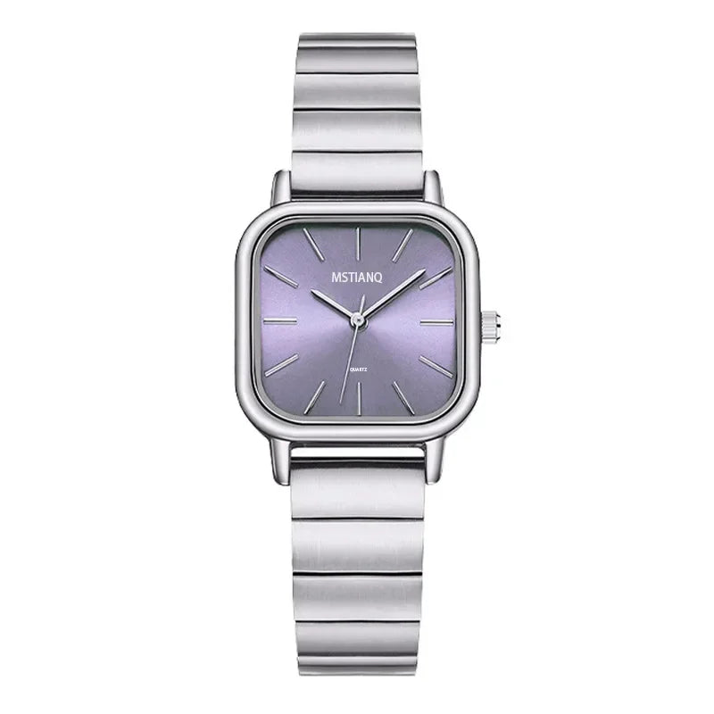 Minimalist Square Steel Mesh Watch