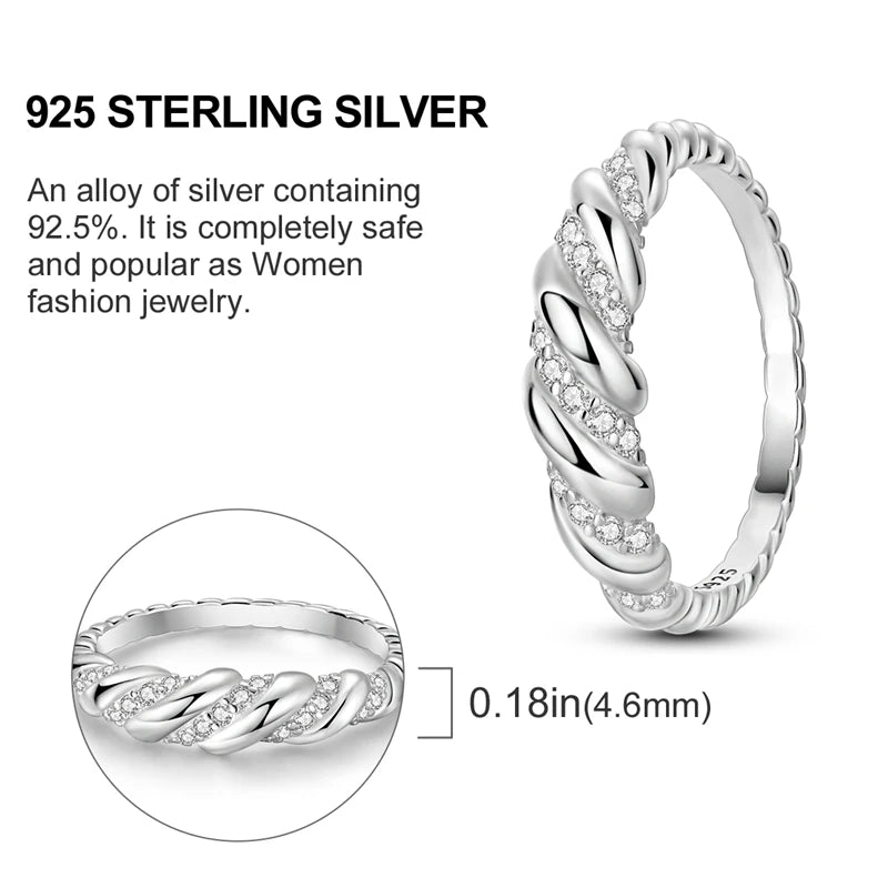 Star Moon 925 Sterling Silver Ring