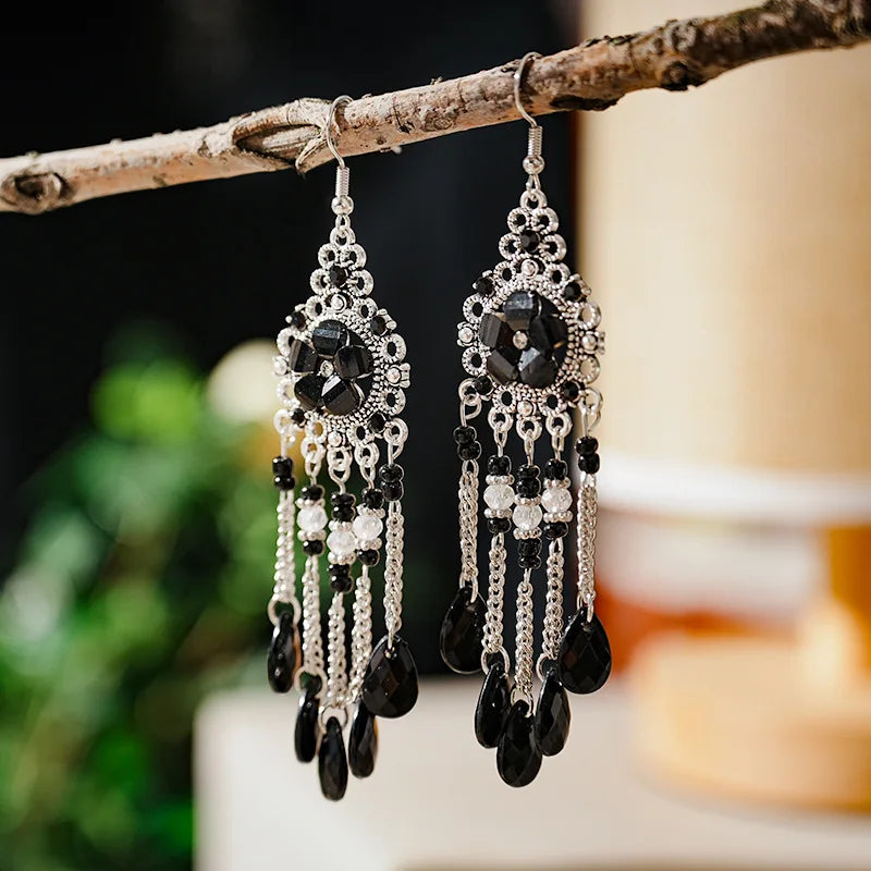 Bohemian Ethnic Fringed Tassel Earrings