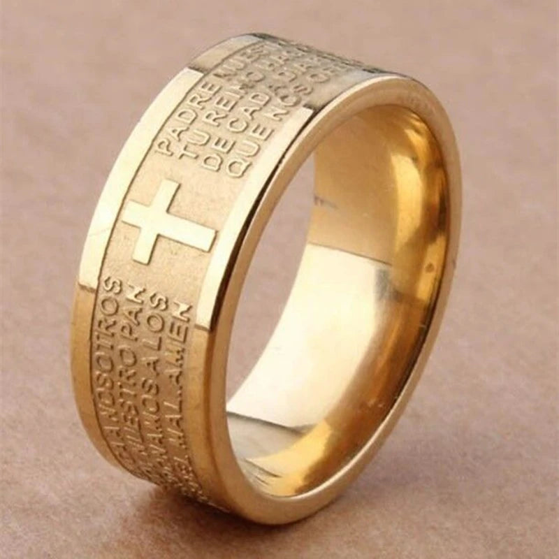 Bible Scripture Titanium Ring