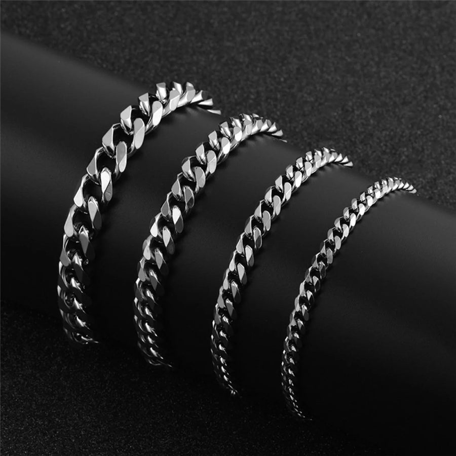 High Quality Curb Cuban Link Chain Bracelet