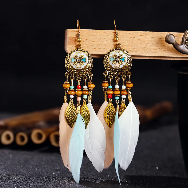 Vintage Bohemian Long Earrings