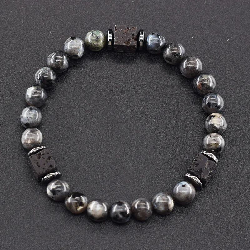 Black Lava Healing Stone Bracelet