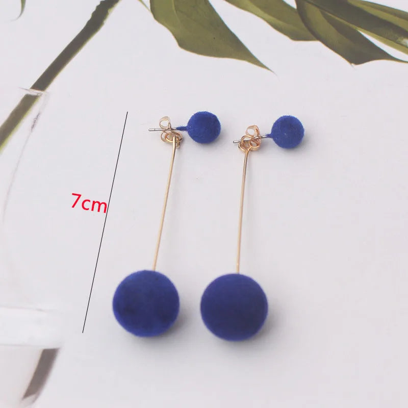 Bohemian Blue Geometric Earrings