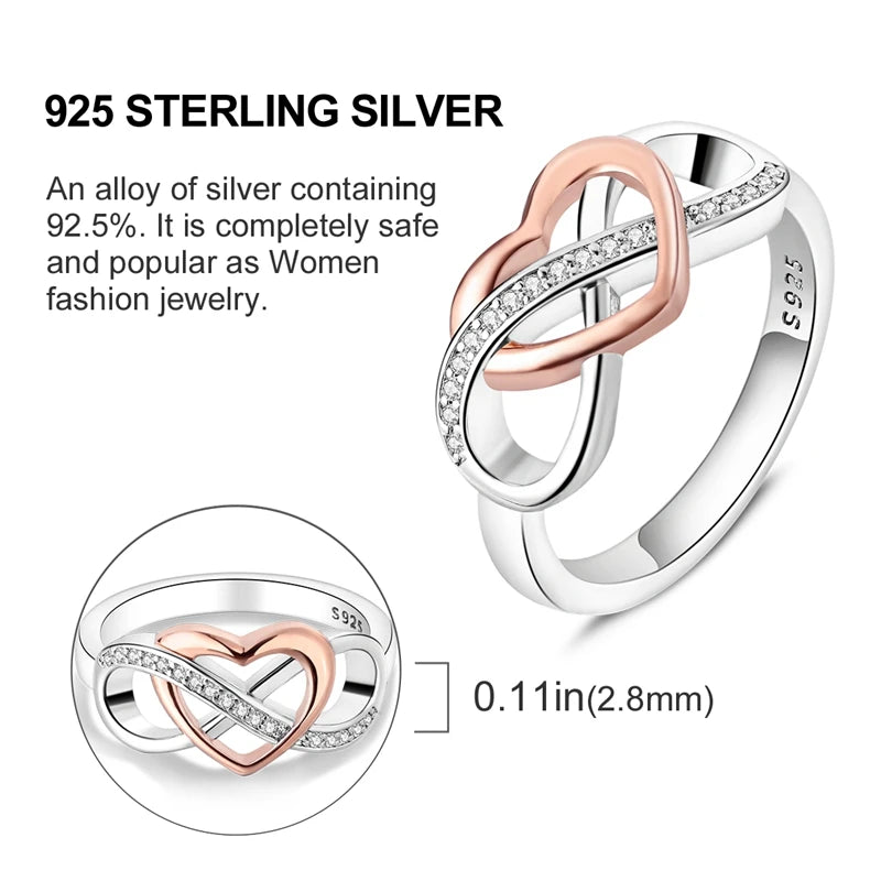 Star Moon 925 Sterling Silver Ring