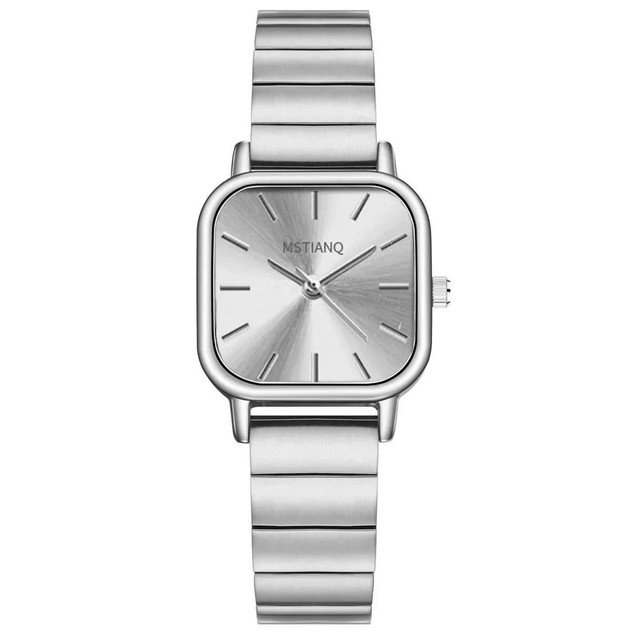 Minimalist Square Steel Mesh Watch