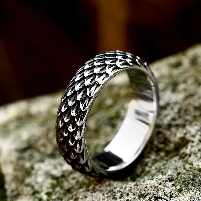 Black Dragon 316L Stainless Steel Ring