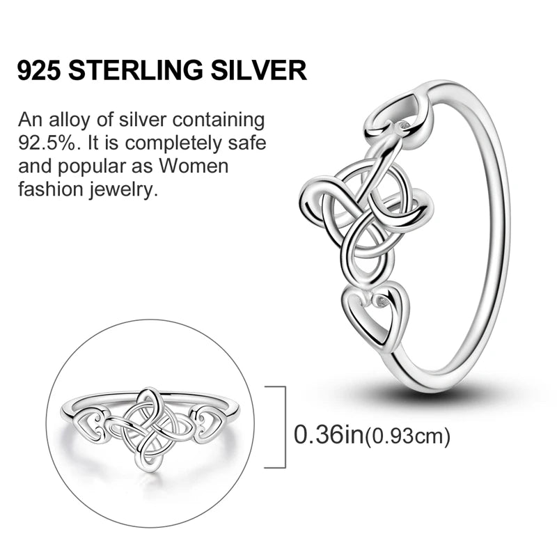 Star Moon 925 Sterling Silver Ring