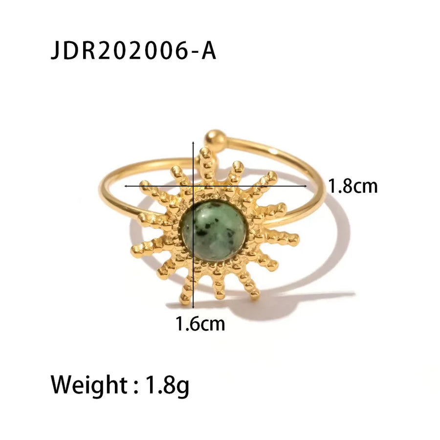 Trendy Stone Layered Ring