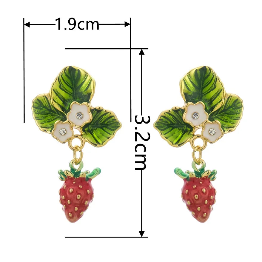 Retro Exaggerated Baroque Heart Earrings